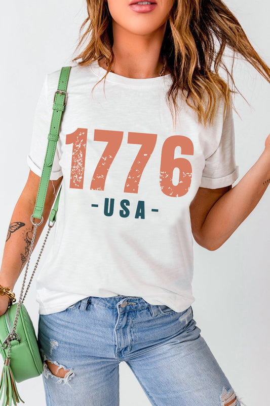 Threaded Pear 1776 USA Vintage Graphic Tee
