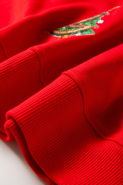 Threaded Pear Evelyn Graphic Drop Shoulder Sweatshirt