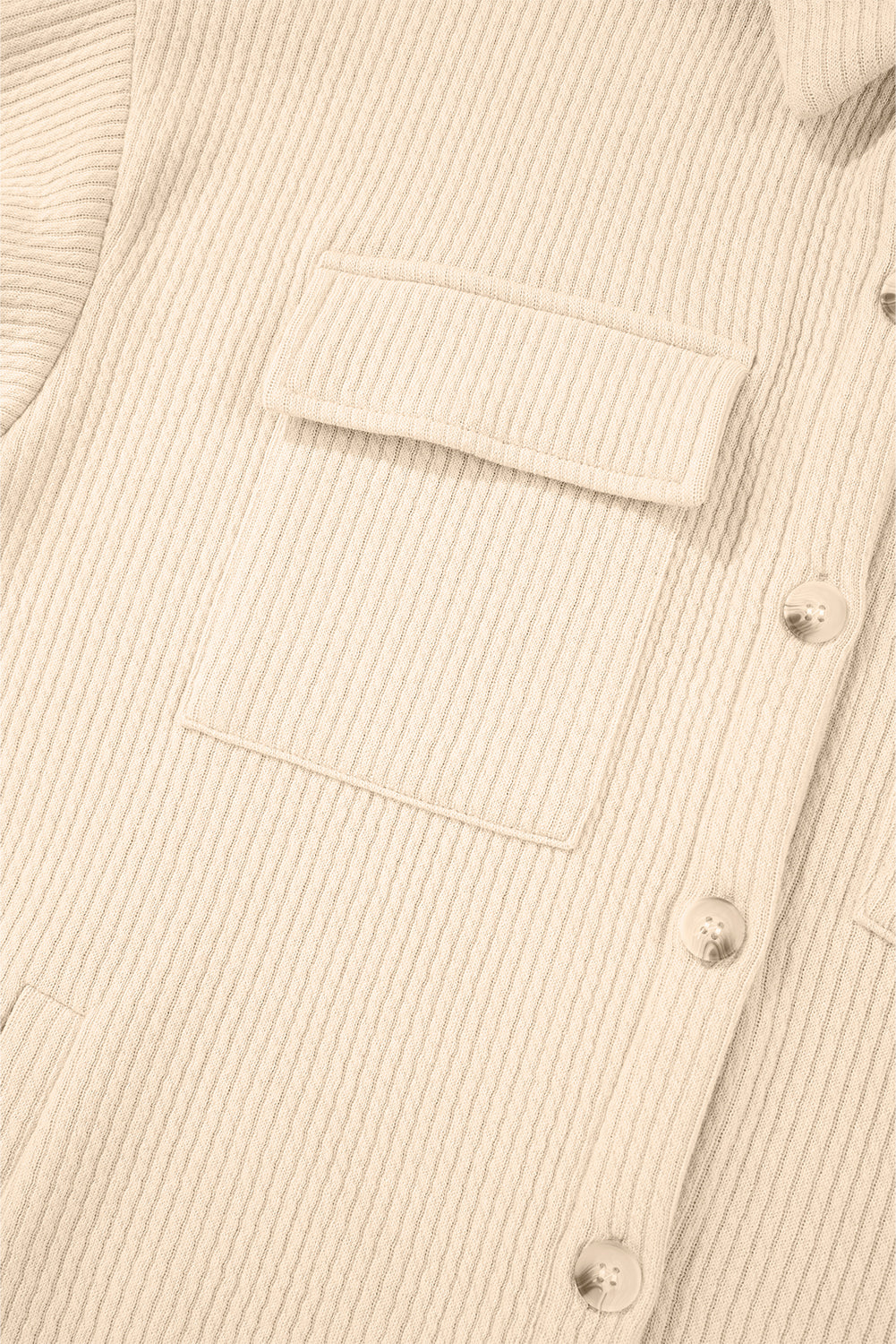 Threaded Pear Lilith Corduroy Buttoned Long Sleeve Jacket