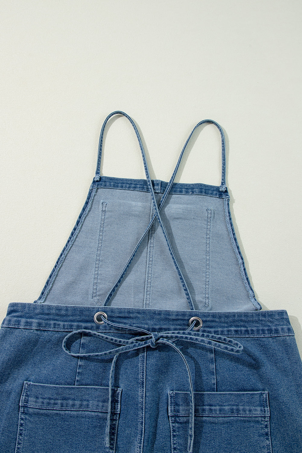 Threaded Pear Maya Cropped Wide Leg Overalls