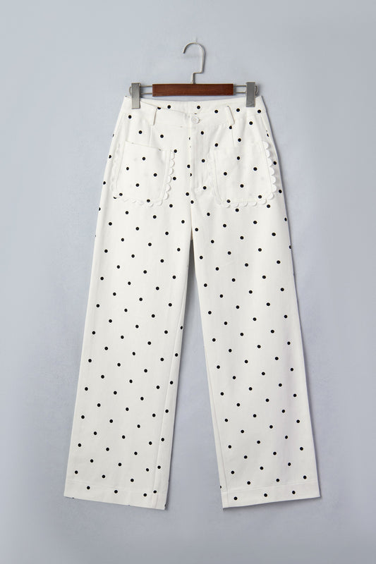 Threaded Pear Whitley Patch Cotton Shift Pants
