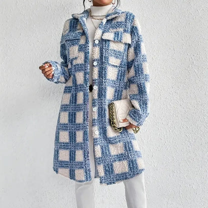 Women’s Plaid Fleece Jacket