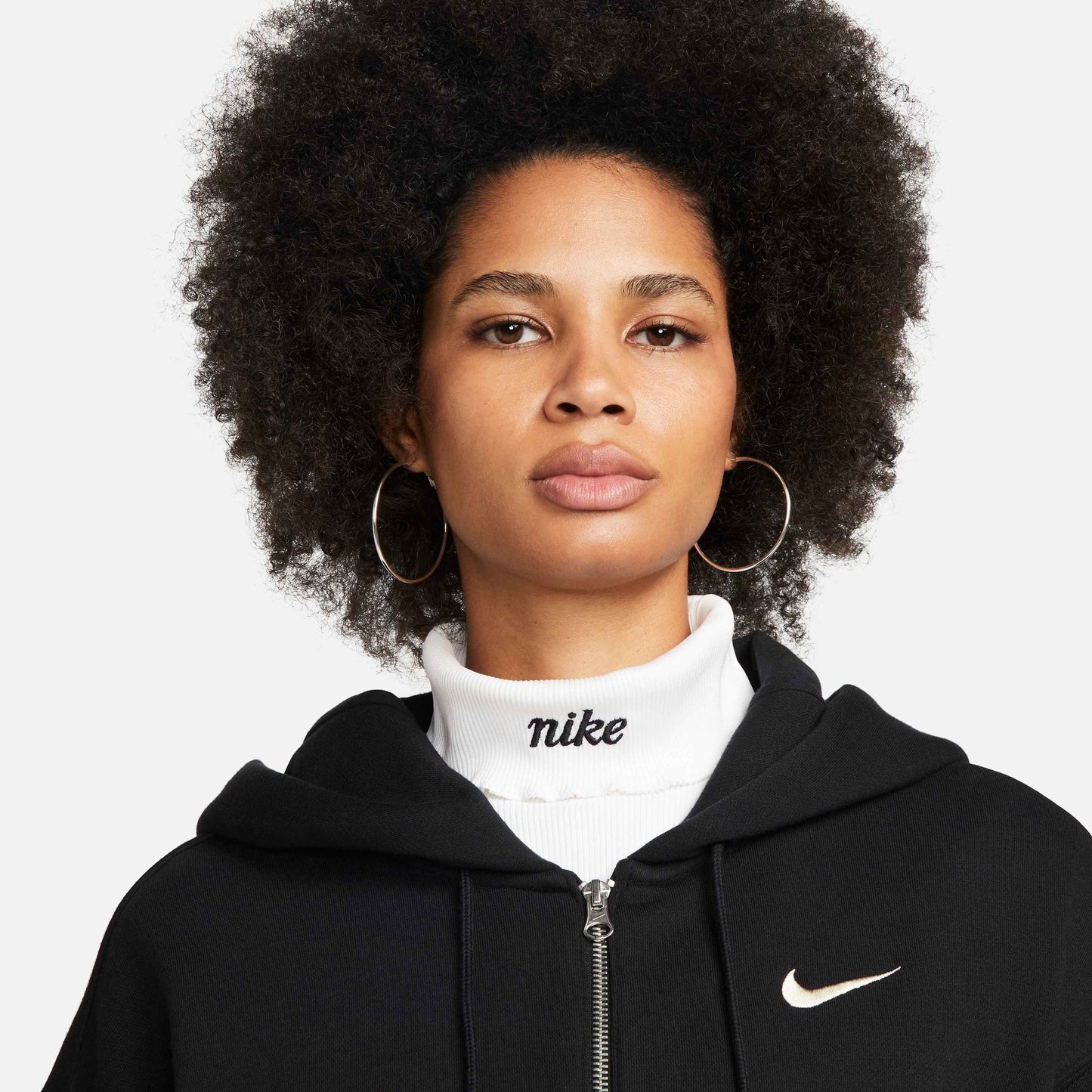 Nike Women's Oversized Phoenix Fleece Full-Zip Hoodie Hoodies