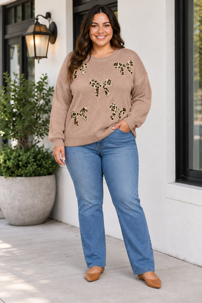 Threaded Pear Silvia Drop Shoulder Tunic PLUS Sweater