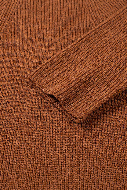 Threaded Pear Gabriella Knit Neckline Short Cardigan