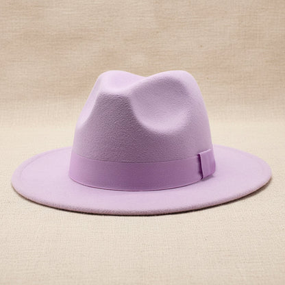 Wide Brim Bell Crown Wool Hat – Unisex Sun & Warmth Hat