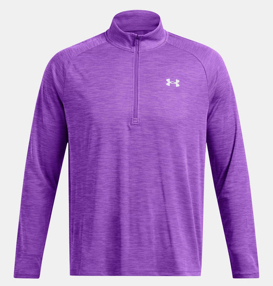 Men's Under Armour Long Sleeve Tech Textured 1/2 Zip High Neck