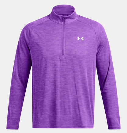 Under Armour Men's Long Sleeve Tech Textured 1/2 Zip High Neck Long Sleeve Shirts