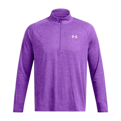 Under Armour Men's Long Sleeve Tech Textured 1/2 Zip High Neck Long Sleeve Shirts