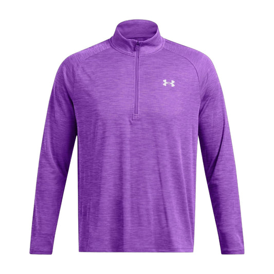 Under Armour Men's Long Sleeve Tech Textured 1/2 Zip High Neck Long Sleeve Shirts