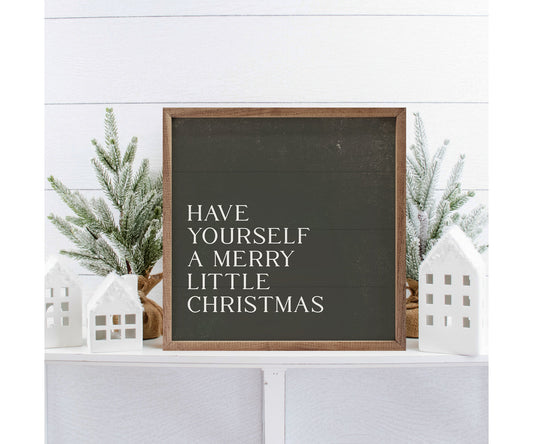 Kendrick Home Have Yourself A Merry Little Christmas Green