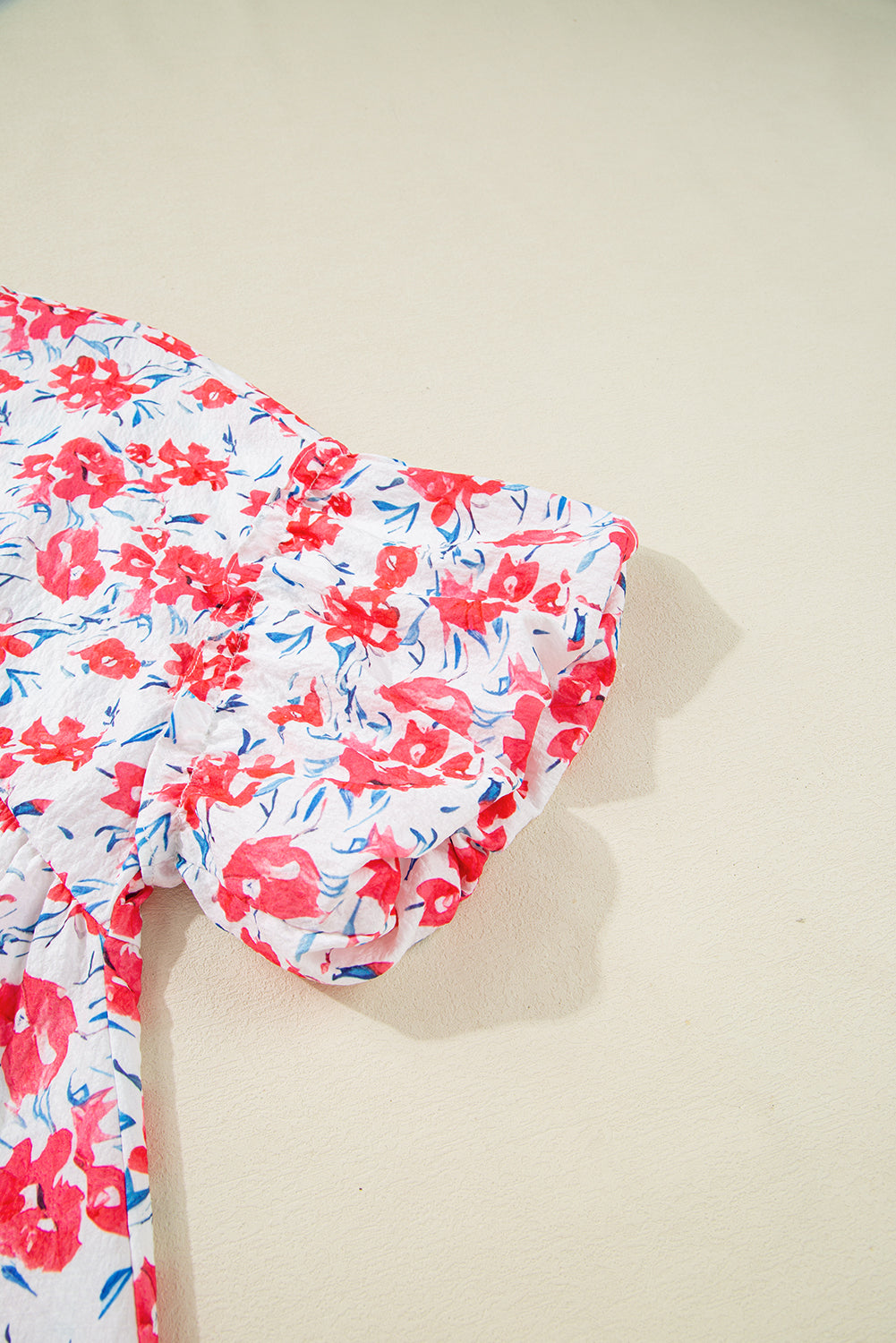 Threaded Pear Zariah Ruffled Half Sleeve PLUS Dress