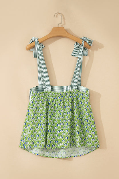 Threaded Pear  Alisson Straps Babydoll Tank Top
