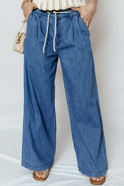 Threaded Pear Oakleigh On Wide Leg Jeans