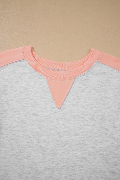 Threaded Pear Lilliana Colorblock Pullover Casual PLUS Shorts