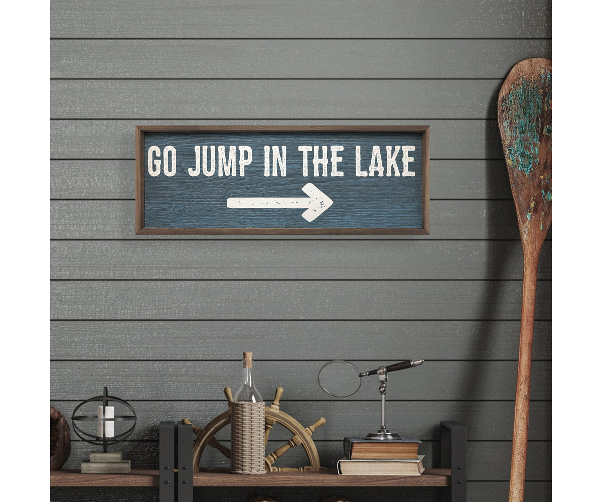 Kendrick Home Go Jump In The Lake Arrow Blue