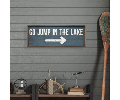 Kendrick Home Go Jump In The Lake Arrow Blue