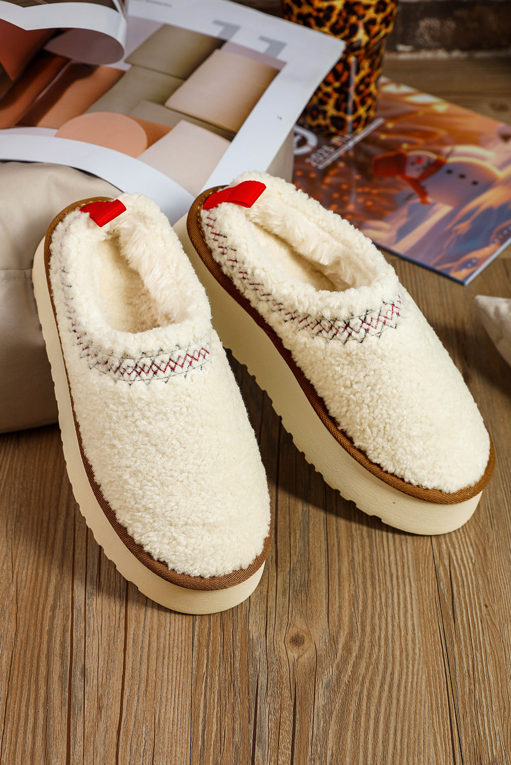 Threaded Pear Olivia Thick Sole Snow Boots