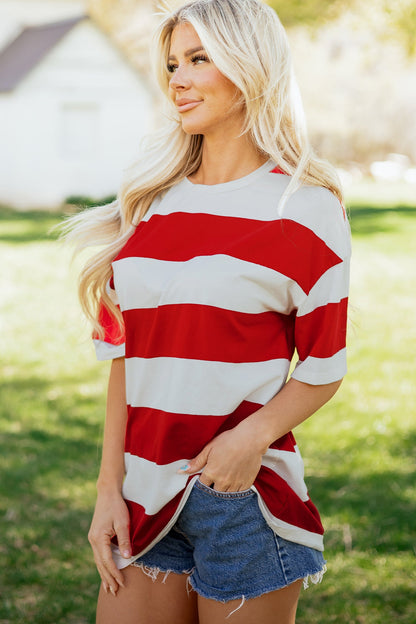 Threaded Pear Tiana Block Oversize Tunic Tee