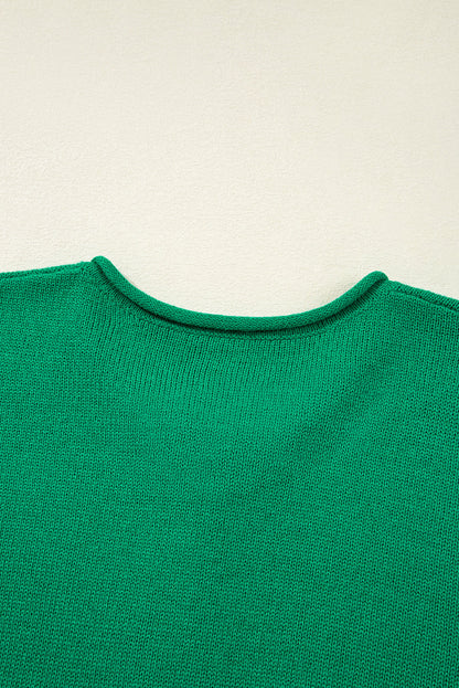 Threaded Pear Evatyn Knit Drop Shoulder Sweater