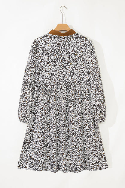 Threaded Pear Ayah Sleeve Loose Mini PLUS Dress