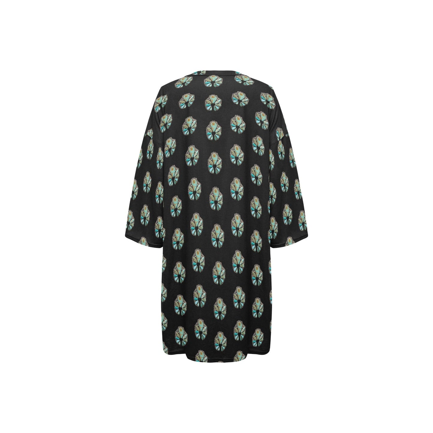 Baha Ranch Turquoise Naja Oversized Sleep Shirt