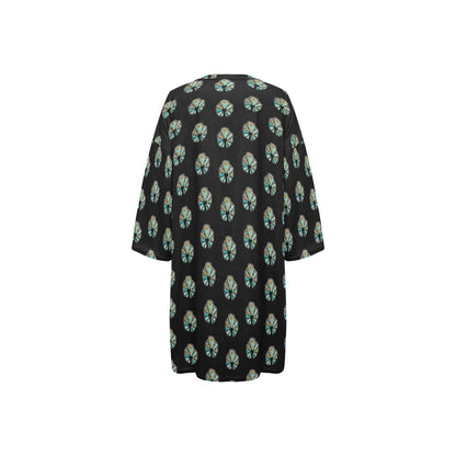 Baha Ranch Turquoise Naja Oversized Sleep Shirt