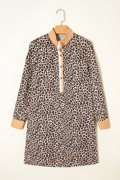 Threaded Pear Gemma Long Sleeve Flared Dress