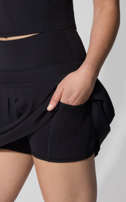 Nude Tech Coco Tennis Tank & Pleated Skort