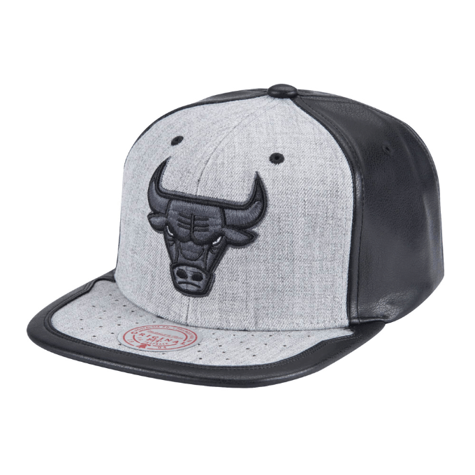Men's Mitchell & Ness NBA Day One Snapback Bulls - Grey Heather