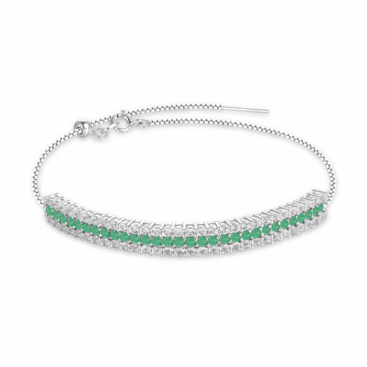 Emerald Cuff Bracelet