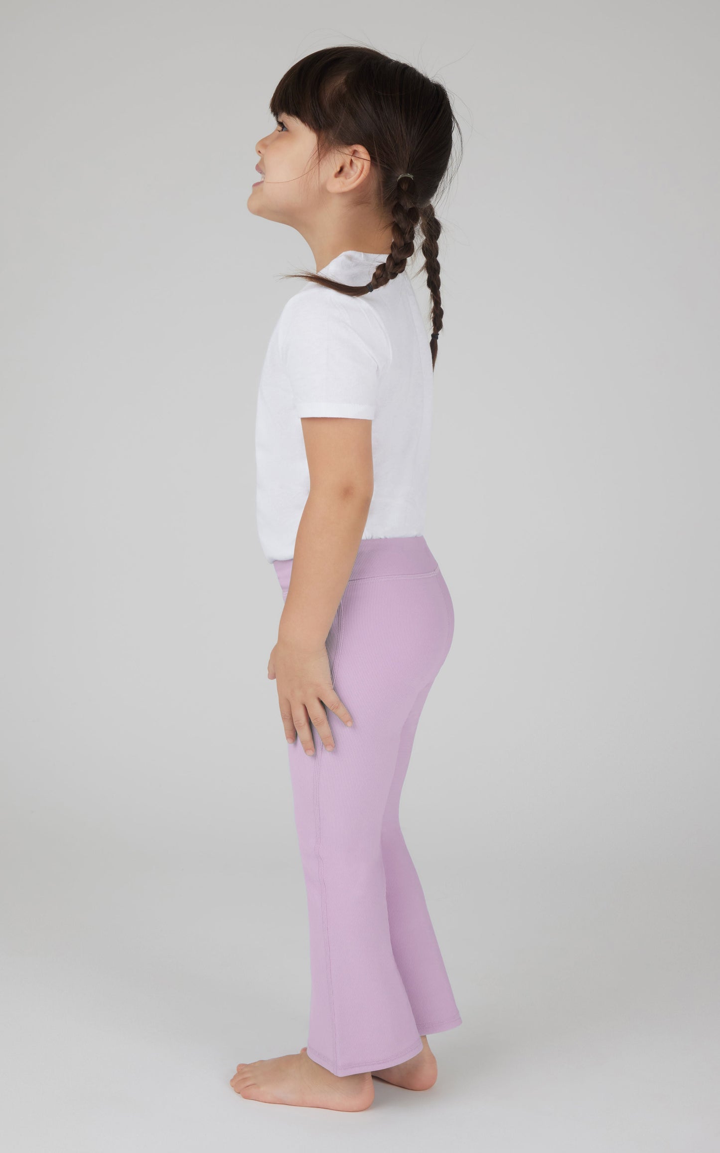 Toddler Girls 2 PK Ribbed Flared Pant