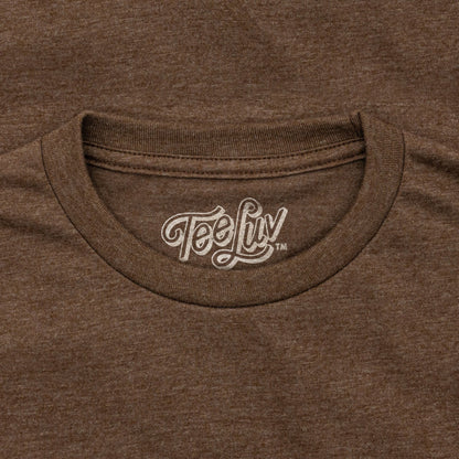 Count Chocula Distressed Monster Cereal Logo T-Shirt - Heather Brown