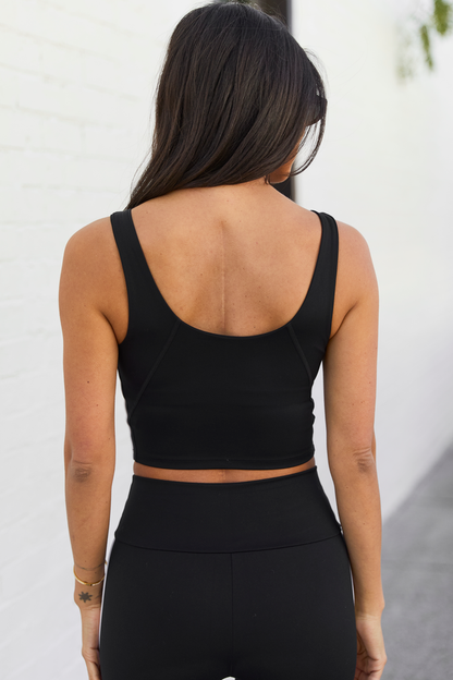 Daily Dash Black Active Tank