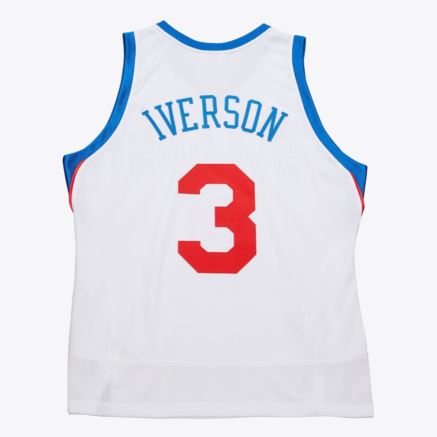 Mitchell & Ness Men's NBA White Jersey 76Ers 2009 Allen Iverson
