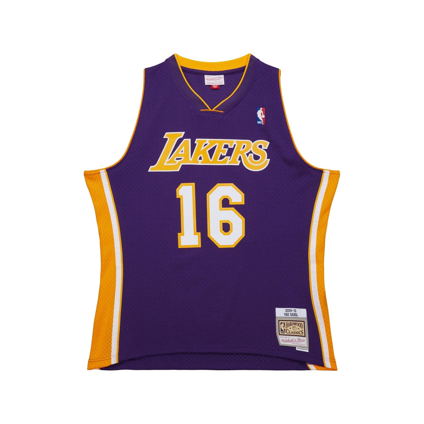 Men's Mitchell & Ness NBA Dark Jersey Lakers 2009 Pau Gasol