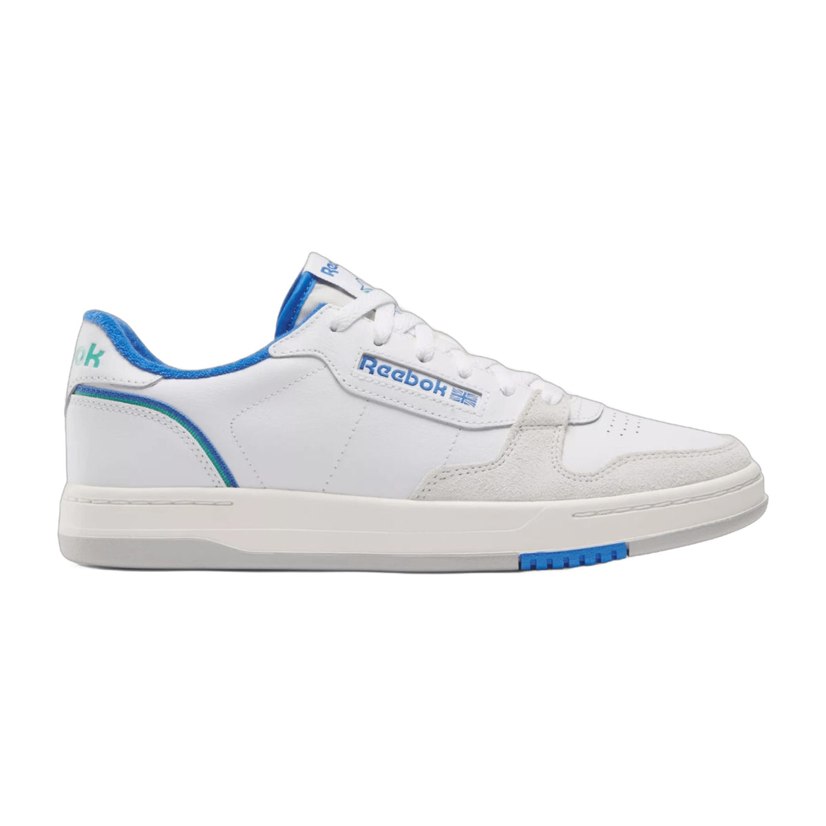 Reebok Men's Phase Court Shoes - White/Chalk/Kineticblue
