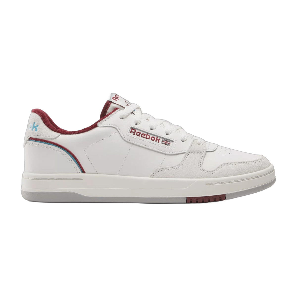 Reebok Men's Phase Court Shoes - Chalk/Vintagechalk/Richmaroon