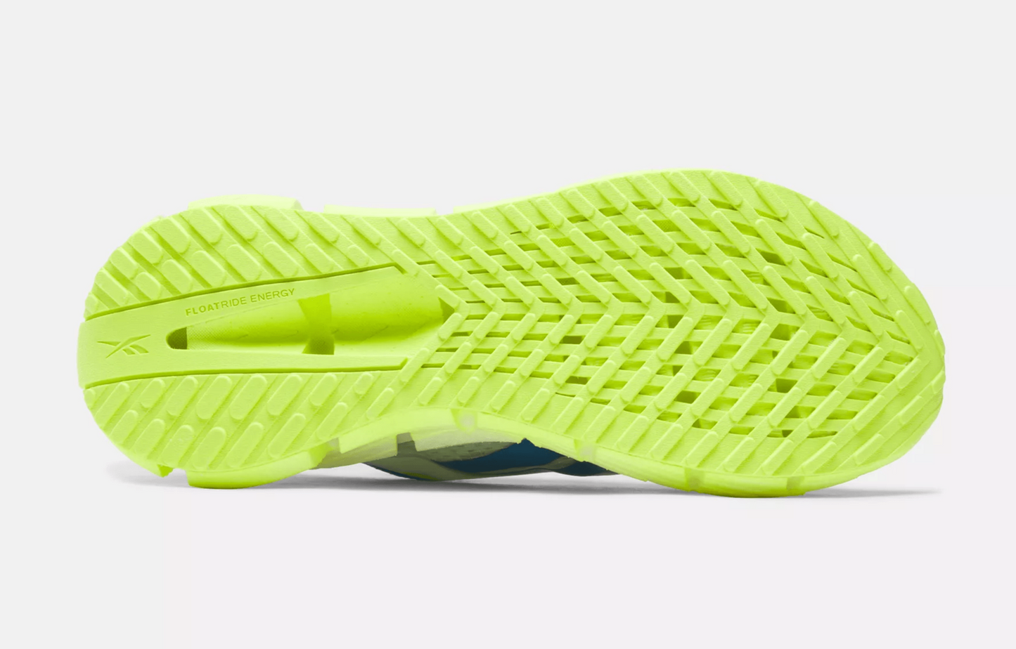 Reebok Men's Floatzig 1 'White Digital Lime Blue' Sneakers