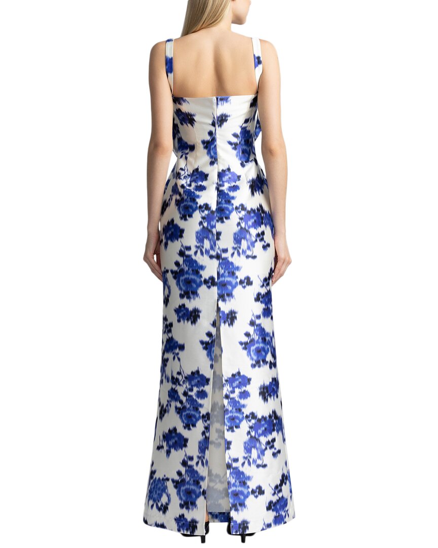 BLUE FLORAL PRINT--