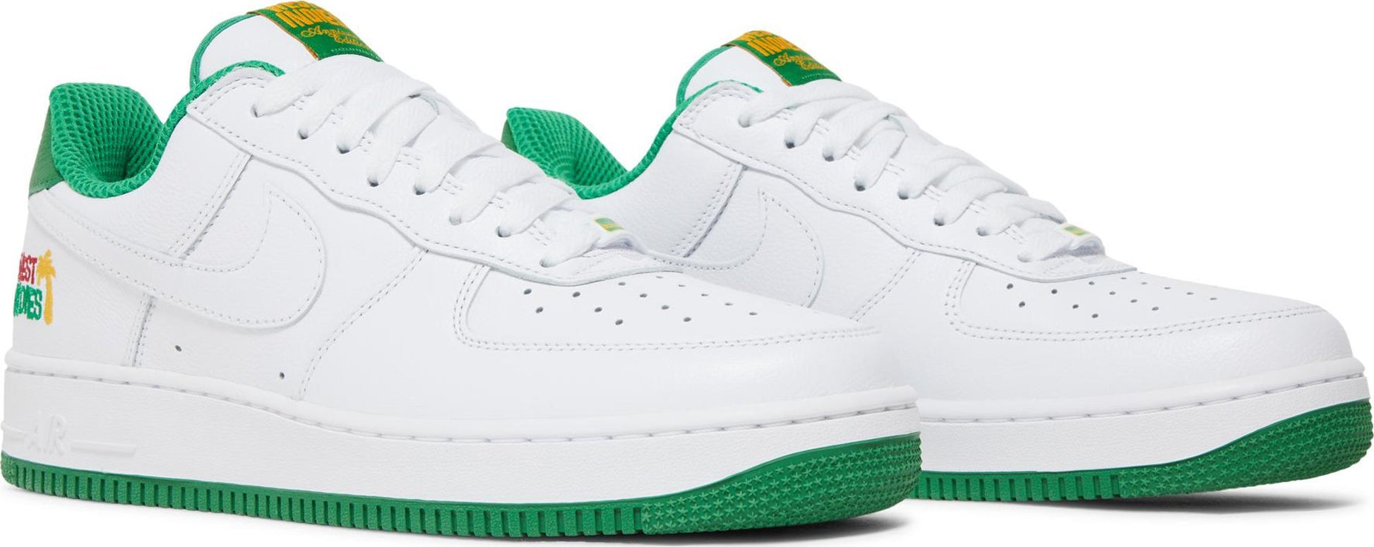 White/White-Classic Green-