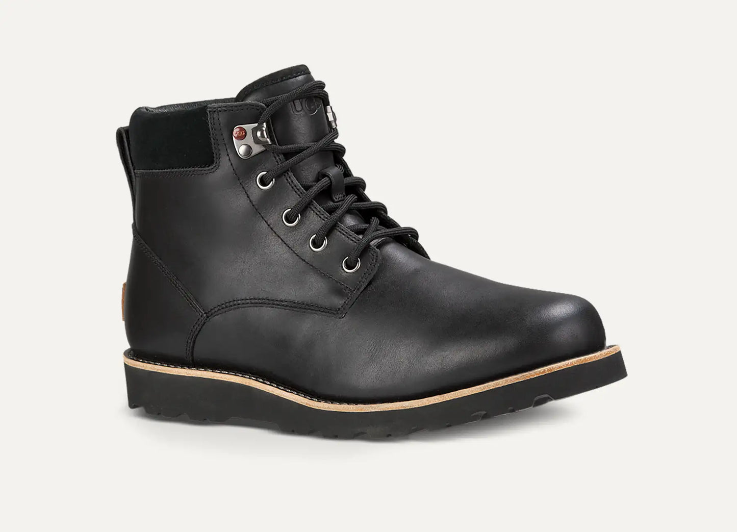 [1008146-blk] Mens Ugg Seton Tl Lacing Short Boot 'black'