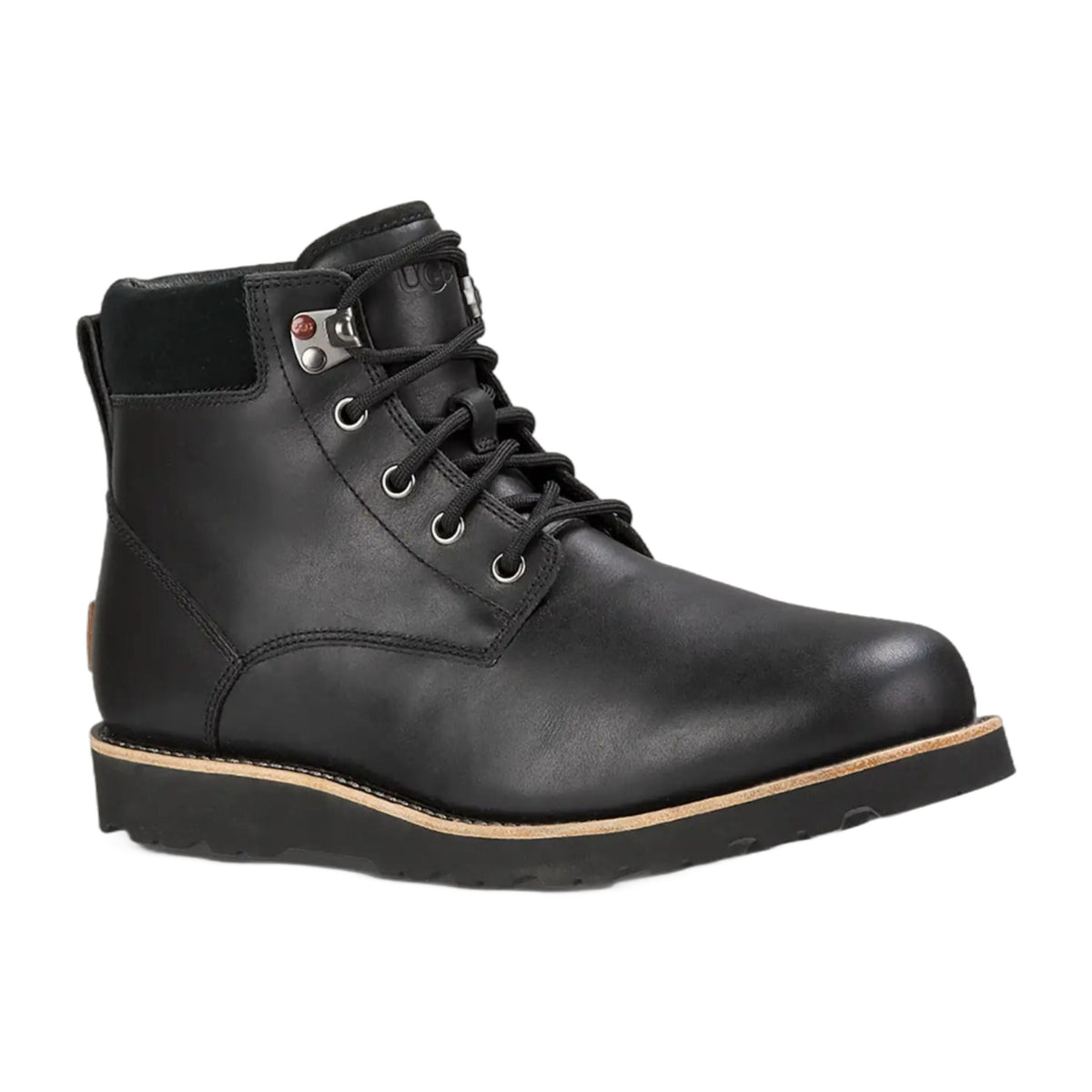 [1008146-blk] Mens Ugg Seton Tl Lacing Short Boot 'black'