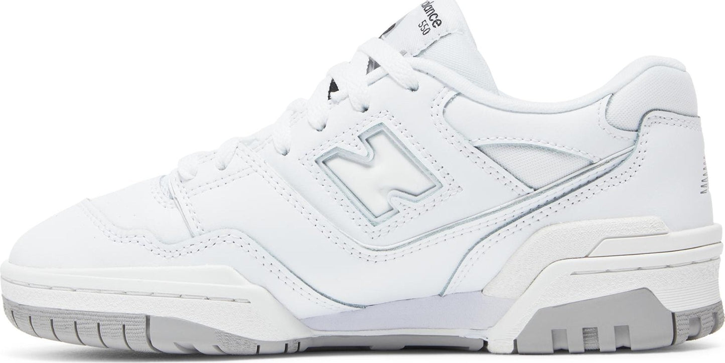 New Balance Grade School 550 'White Grey Gs' (Gs)'