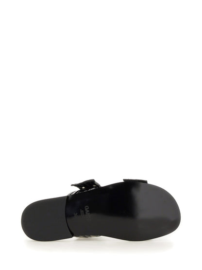 Sandals With Buckle Black
