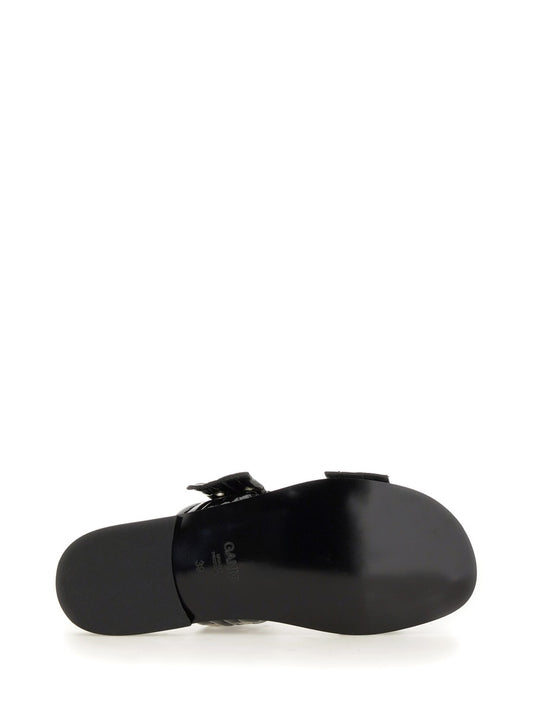 Sandals With Buckle Black