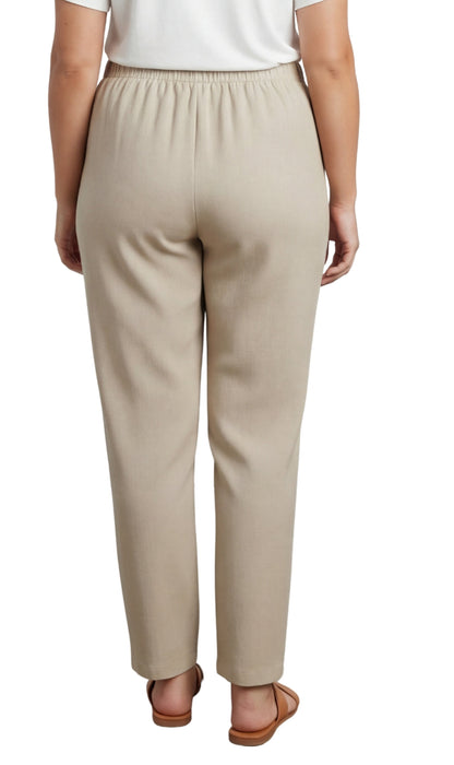 Women's Elastic Waist Pull On Jeans in Denim & Twill - Soft & Lightweight with a bit Stretch
