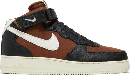 Nike Men's Air Force 1 Mid '07 'Vintage Off-Noir Pecan' Sneakers