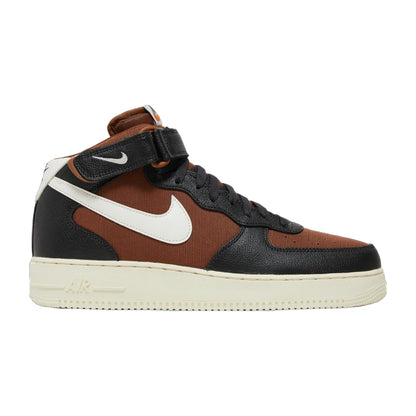 Nike Men's Air Force 1 Mid '07 'Vintage Off-Noir Pecan' Sneakers