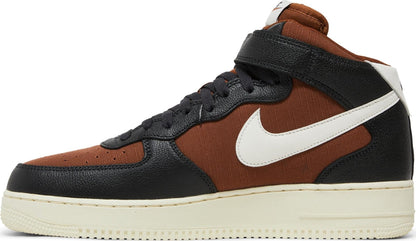 Nike Men's Air Force 1 Mid '07 'Vintage Off-Noir Pecan' Sneakers